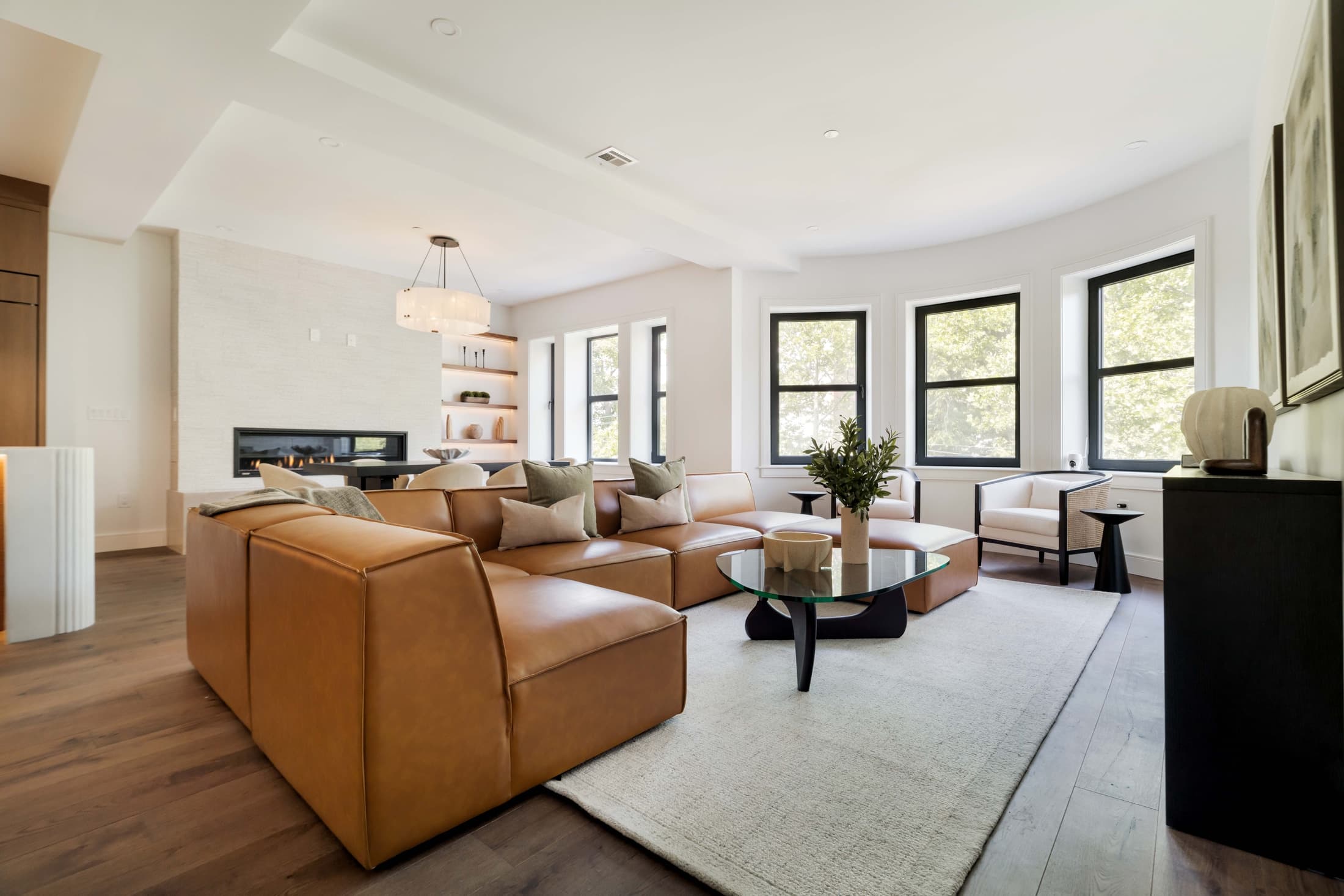 79 Park living room seating area